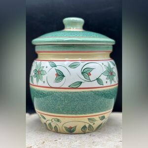 Rare Vintage French Quarter (MD) Stoneware Canister Jar by PFALTZGRAFF